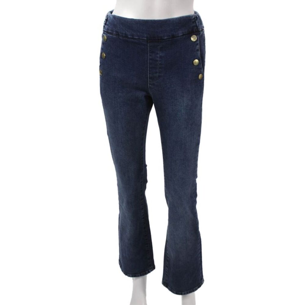 Flog Womens Flared Jeans Blue Cotton Blend Size 25